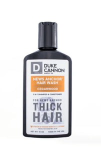 Duke cannon cedarwood 2 in 1 shampoo and conditioner