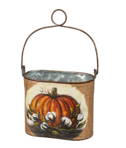 Pumkin metal tins