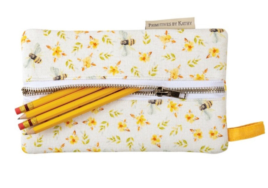 Bee pencil pouch