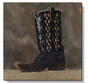 Cowboy Boot Giclee wall art