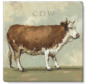 Pasture cow Giclee wall art