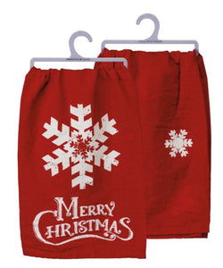 Merry christmas kitchen towel