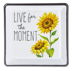 Sunflower trinket trays