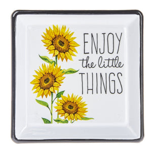 Sunflower trinket trays