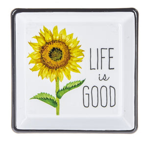 Sunflower trinket trays