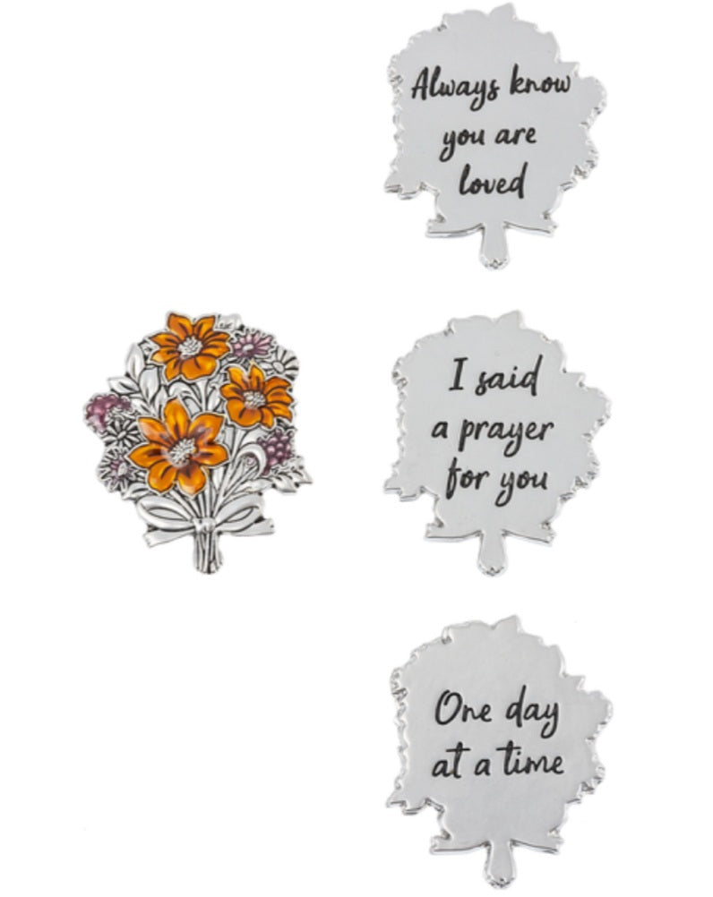 Thoughts of you flower tokens
