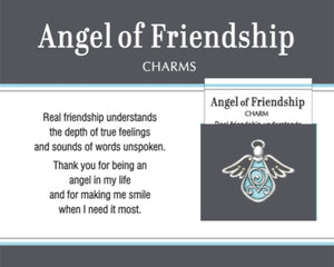 Angel of friendship charm