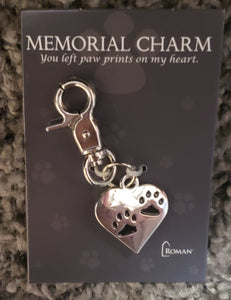 Pet Memorial charm keychain