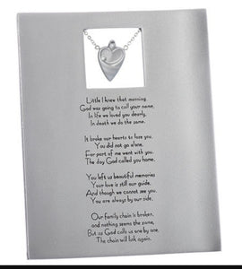 God was going to call your name Memorial plaque