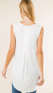 Cowgirl offwhite tank