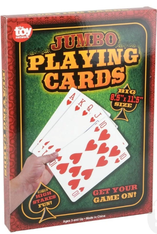Jumbo playing cards