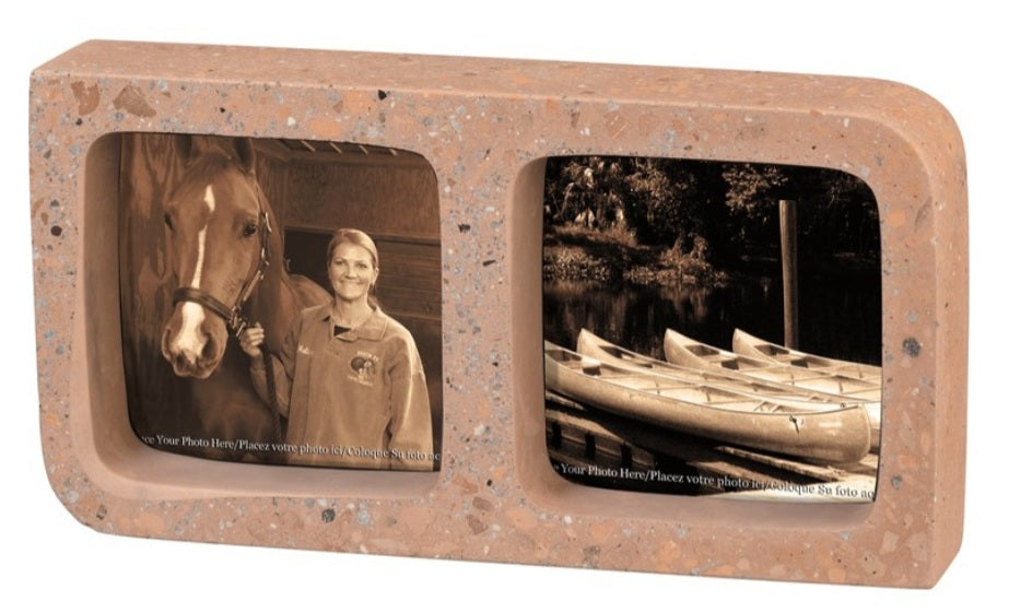 Concrete picture frame