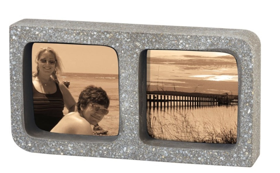 Concrete picture frame