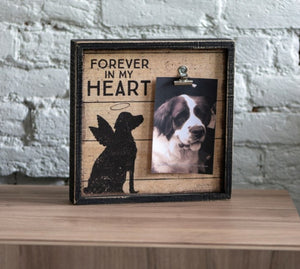 Forever In my heart (dog) box sign