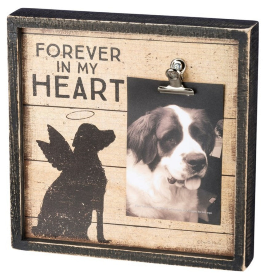 Forever In my heart (dog) box sign
