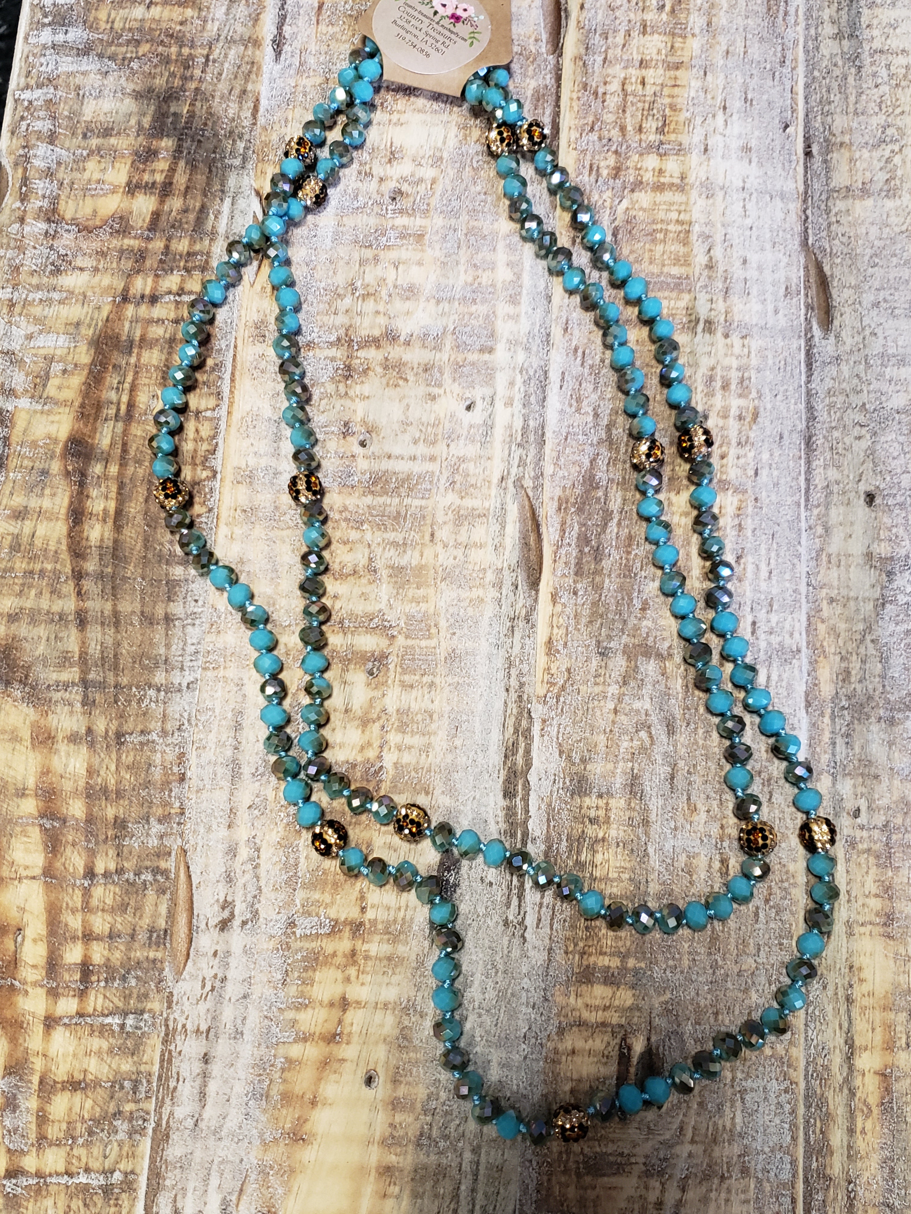 Multicolored beaded necklace