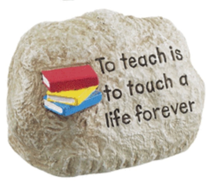 Teacher paperweight rocks