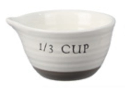 Ceramic measuring cup set