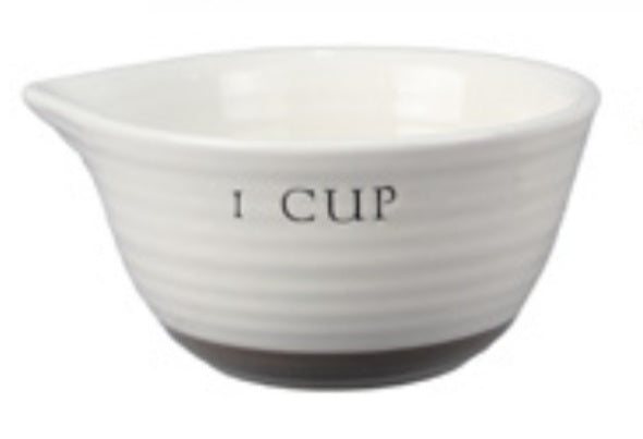 Ceramic measuring cup set
