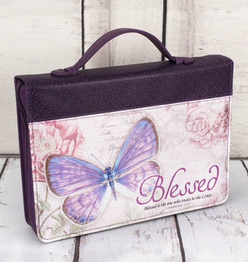Blessed butterfly bible cover