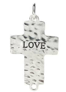 Love red cross pendant