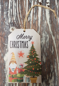 Christmas tag ornaments