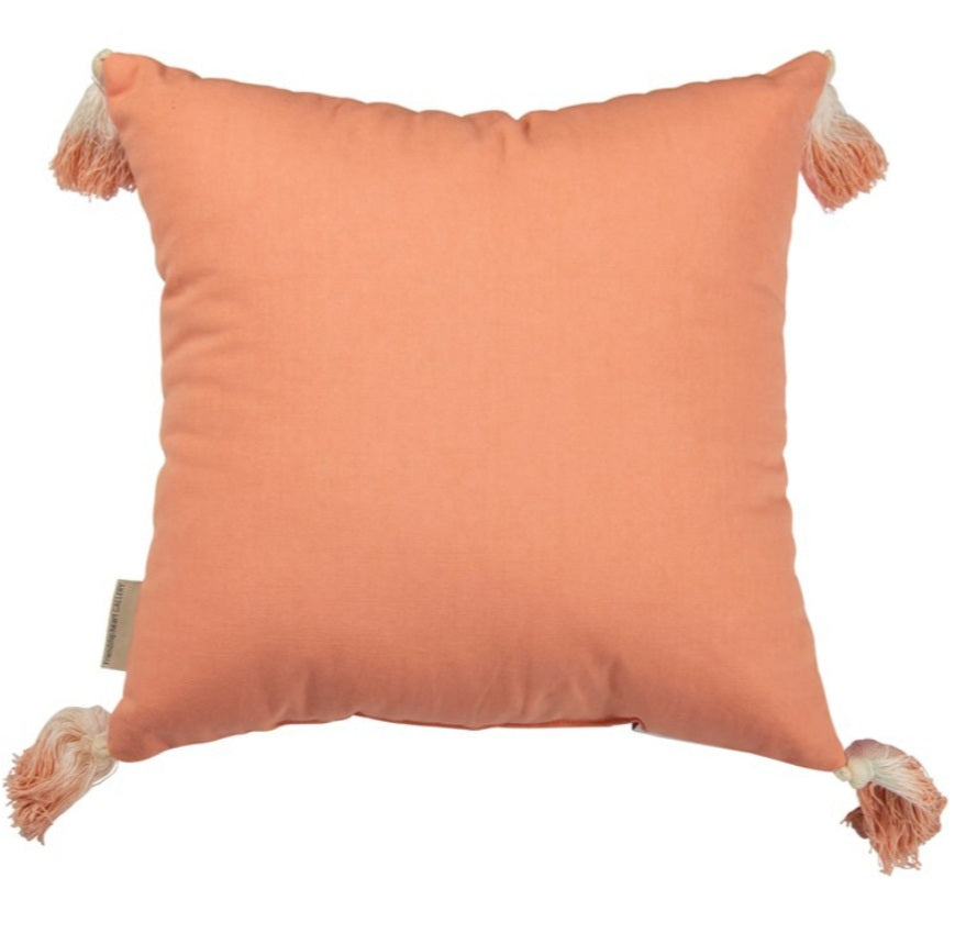 Life is beautiful pink pillow