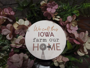 Coaster- We call this iowa farm our home