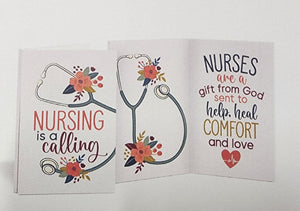 Nurses are a gift wood card