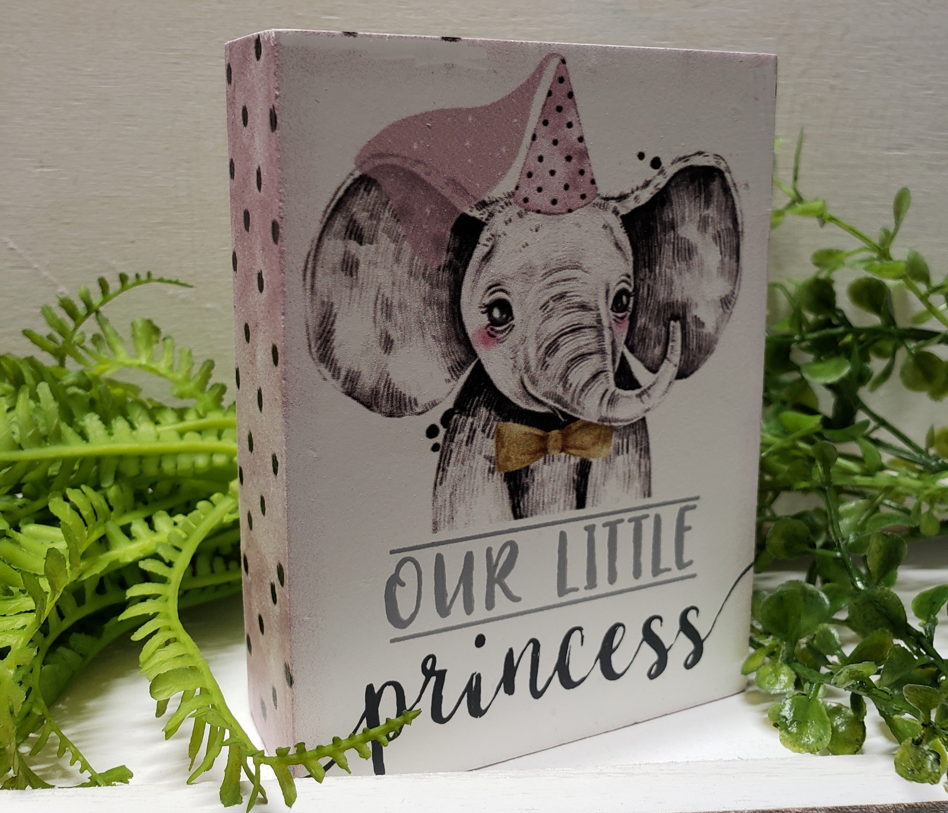 Our little princess block sign