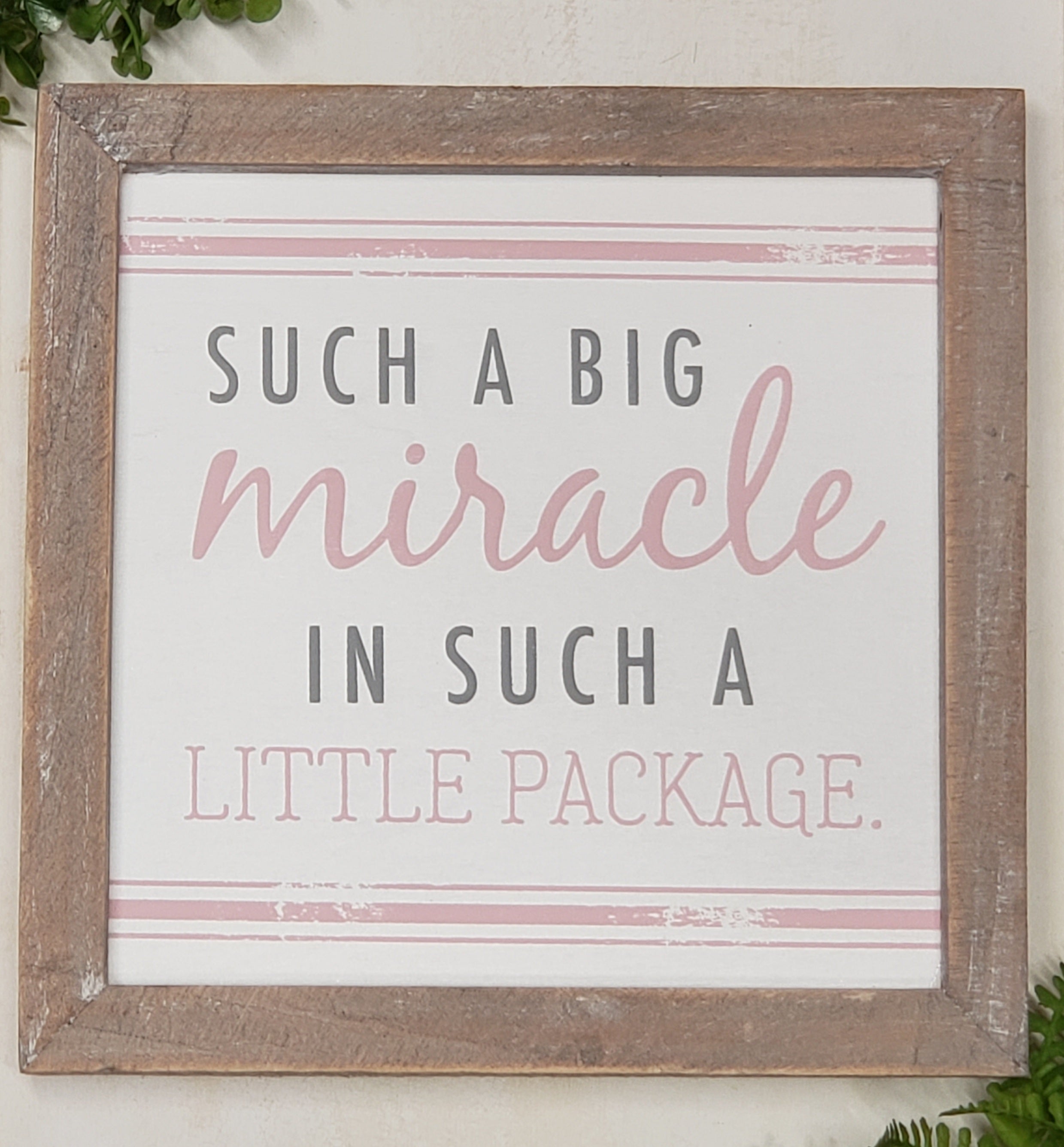 Such a big miracle in such a little package