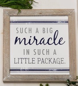 Such a big miracle in such a little package