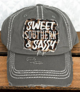 Sweet southern and  sassy  ball caps