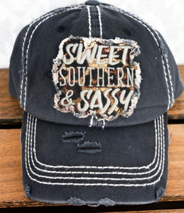 Sweet southern and  sassy  ball caps