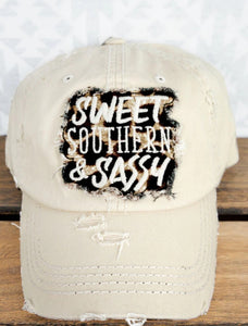 Sweet southern and  sassy  ball caps