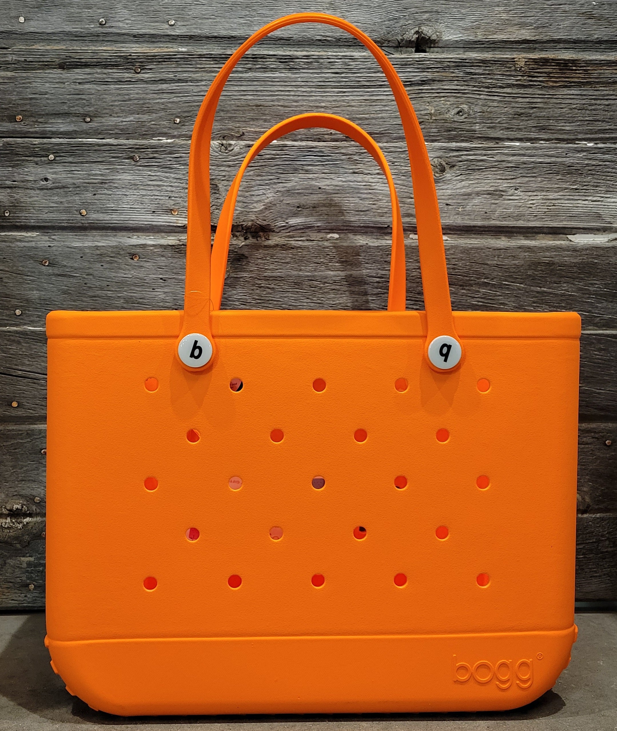 Orange bogg bag