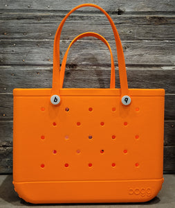 Orange bogg bag large hot sale