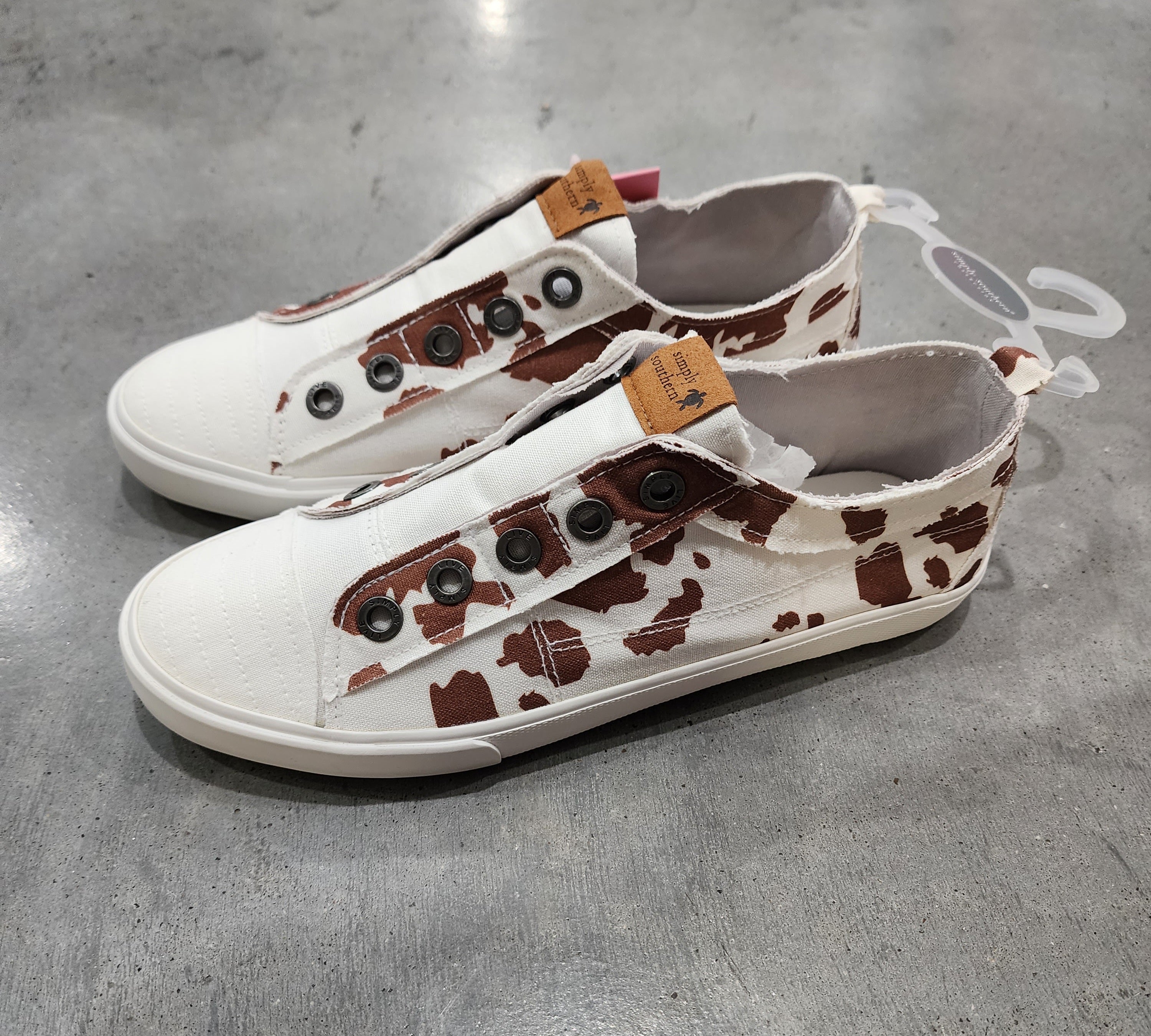 Simply southern cow print loafers