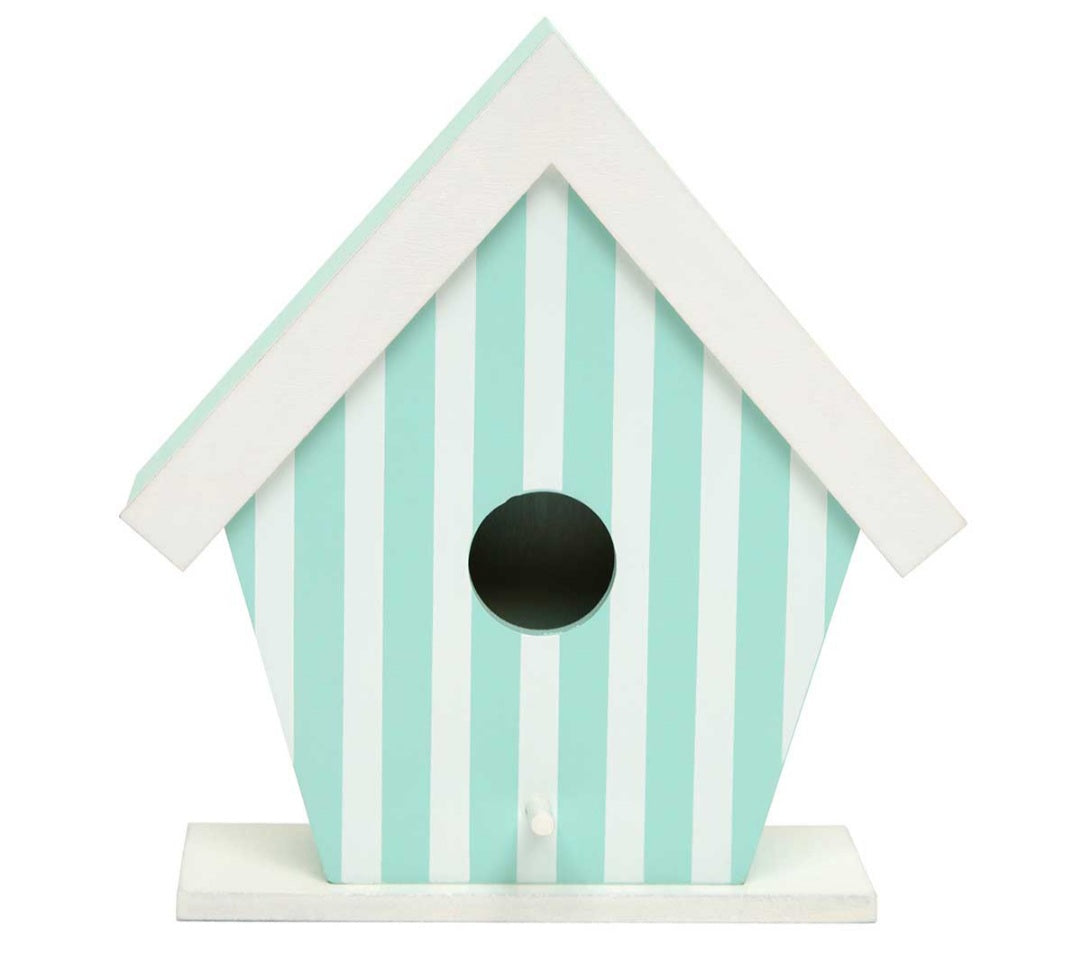 Striped bird house