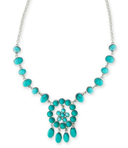 Boho jade necklace