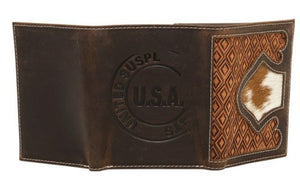 Matt bronze men's wallet