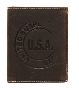 Matt bronze men's wallet