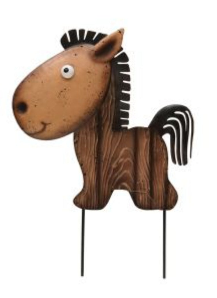 Farm animal outdoor stake decor