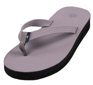 Simply southern grey leather flipflops