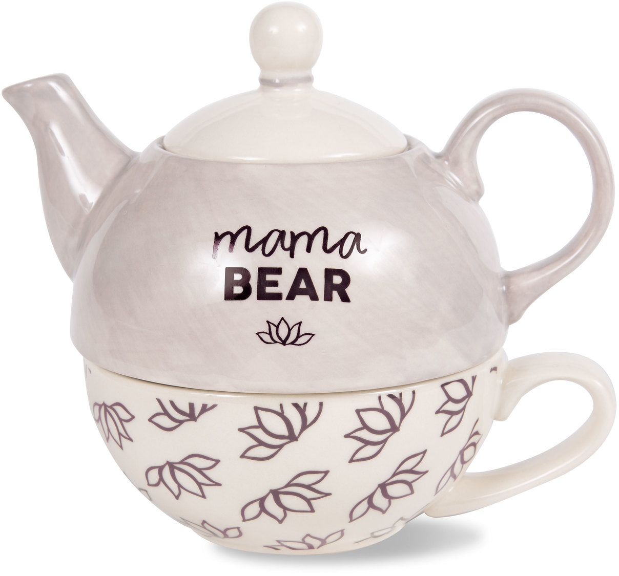 Mama bear 15oz teapot & 8 oz. Cup set