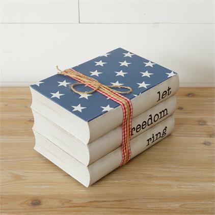 Let freedom ring stamped books