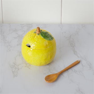 Lemon jar with spoon