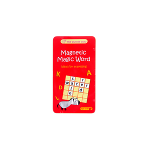 Magnetic magic word game