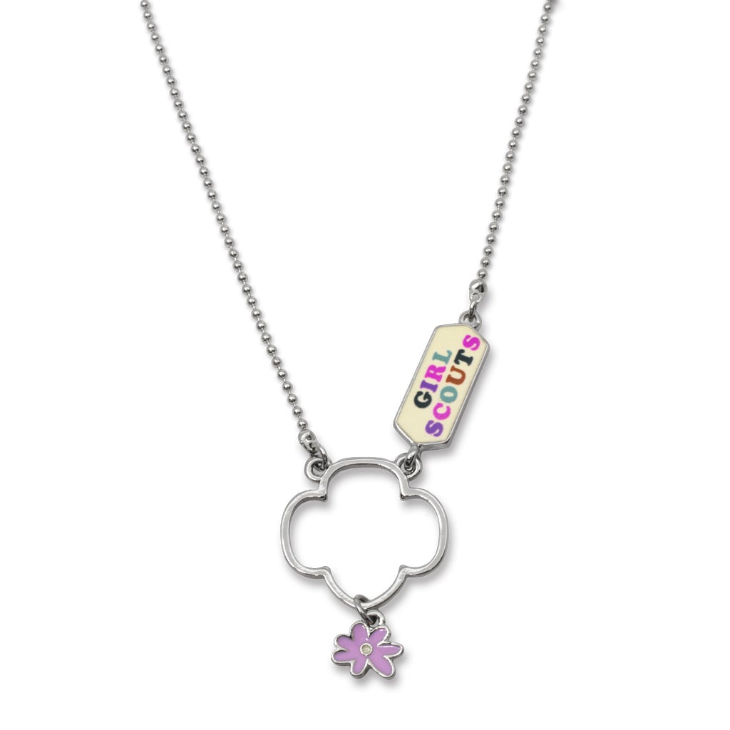 Girl scout charm catcher necklace