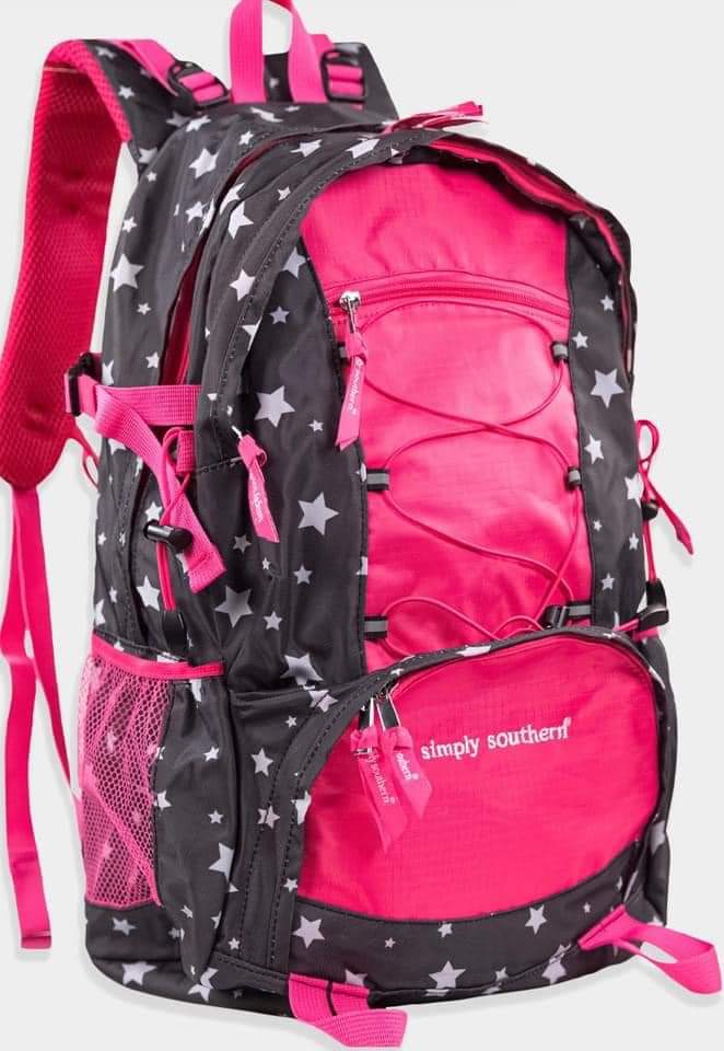 Simply Southern backpack - stars